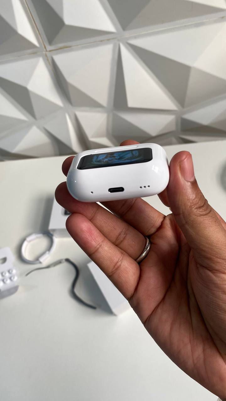 A9 Pro 2 Earbuds with LCD Tablet Airpods pro 2 with LCD touchscreen display bluetooth 5.3 for ios and android-copy