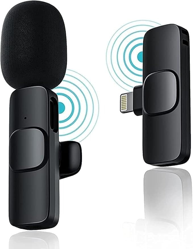 K9 Collar Wireless Microphone iPhone/Android & Type C Supported Wireless Microphone With ( i Phone Connector )