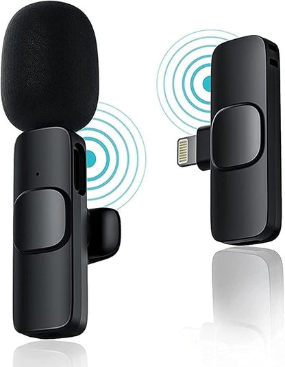 K9 Collar Wireless Microphone iPhone/Android & Type C Supported Wireless Microphone With ( i Phone Connector )